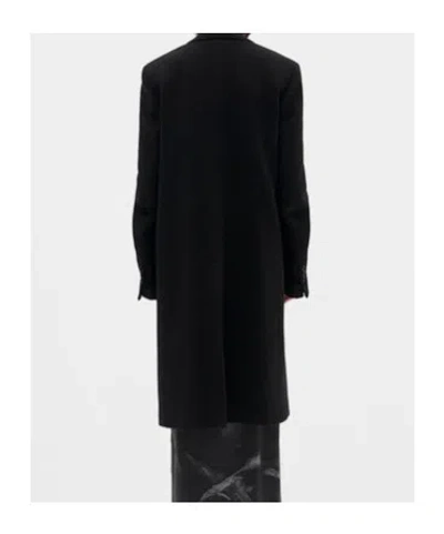 Ann Demeulemeester Viv High Comfort Tailored Coat In Black