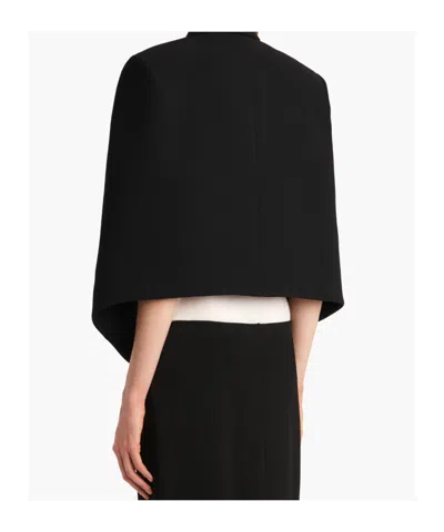 Khaite Severo Cape In Black