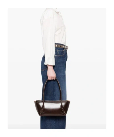 Hereu Rectangular Tote Bag In Brown