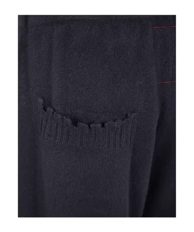Uma Wang "simple Ws" Ankle Pants In Black