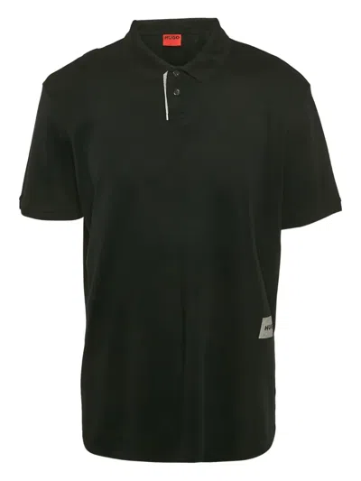 Pre-owned Boss Green Hugo Boss Cotton Polo Shirt In Black