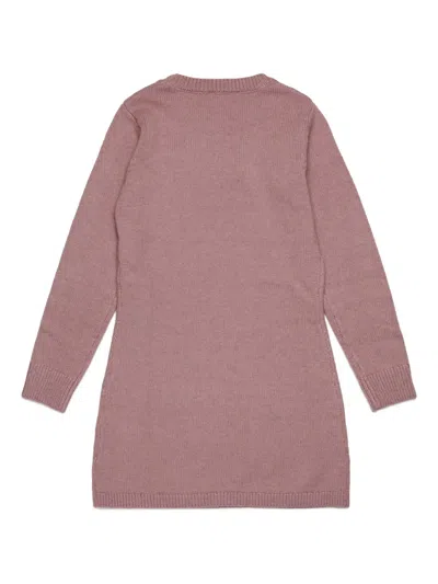 Diesel Knitted Dress In Pink