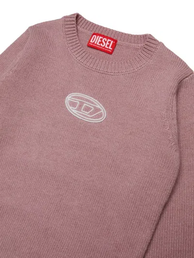 Diesel Knitted Dress In Pink