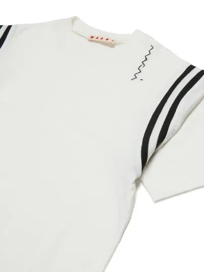 Marni Kids White Crew-neck In White