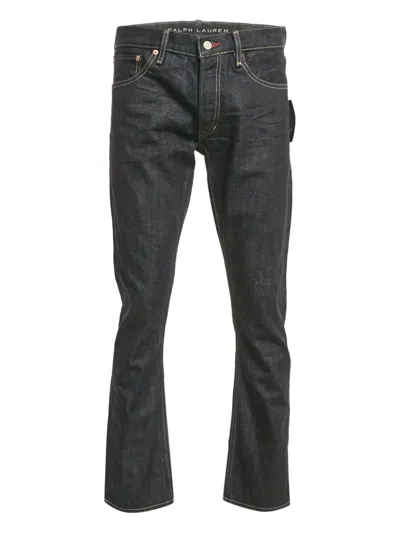 Pre-owned Polo Ralph Lauren Vintage Straight-leg Jeans In Blue