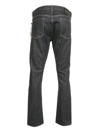 Pre-owned Polo Ralph Lauren Vintage Straight-leg Jeans In Blue