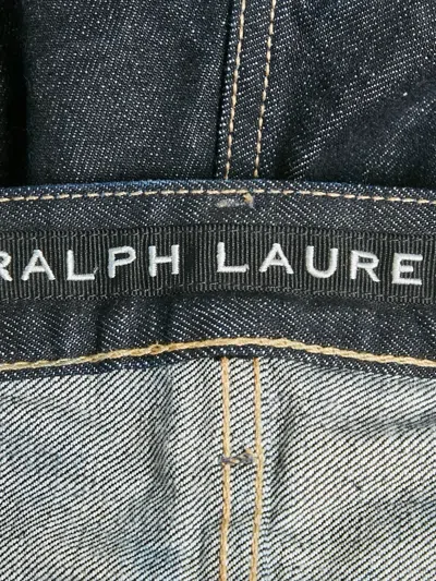 Pre-owned Polo Ralph Lauren Vintage Straight-leg Jeans In Blue