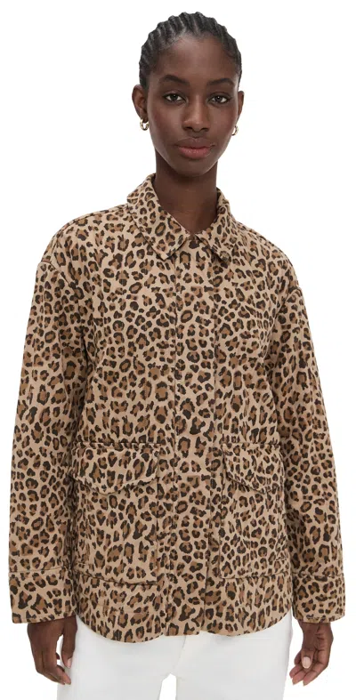 Pistola Denim Cecile Jacket Feline In Animal Print