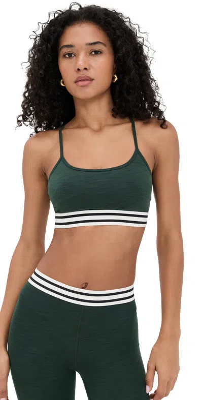 Splits59 Cali Active Rib Bra Heather Military In Green