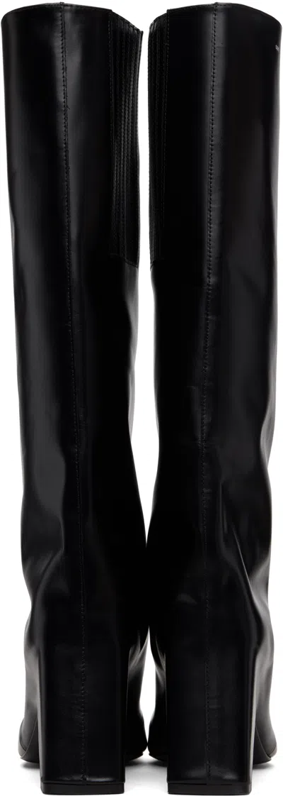 Coperni Black Rubber Boots In Black