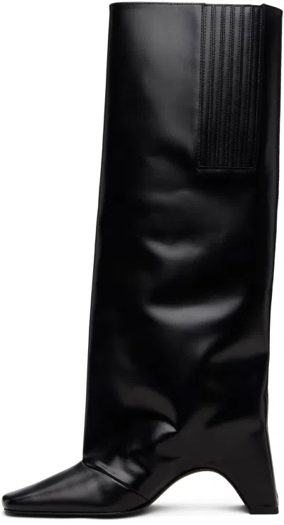 Coperni Black Rubber Boots In Black