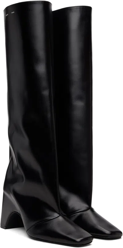 Coperni Black Rubber Boots In Black