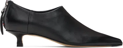 Aeyde Virun Pointed-toe Kitten-heel Boots In Black