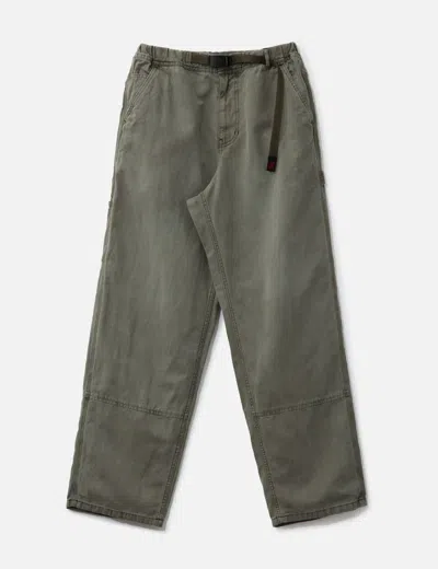 Gramicci Canvas Work Pant In Green