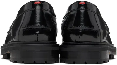 Aeyde Black Leon Loafers In Black