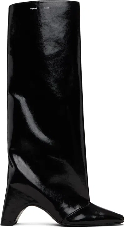 Coperni Black Rubber Boots In Black