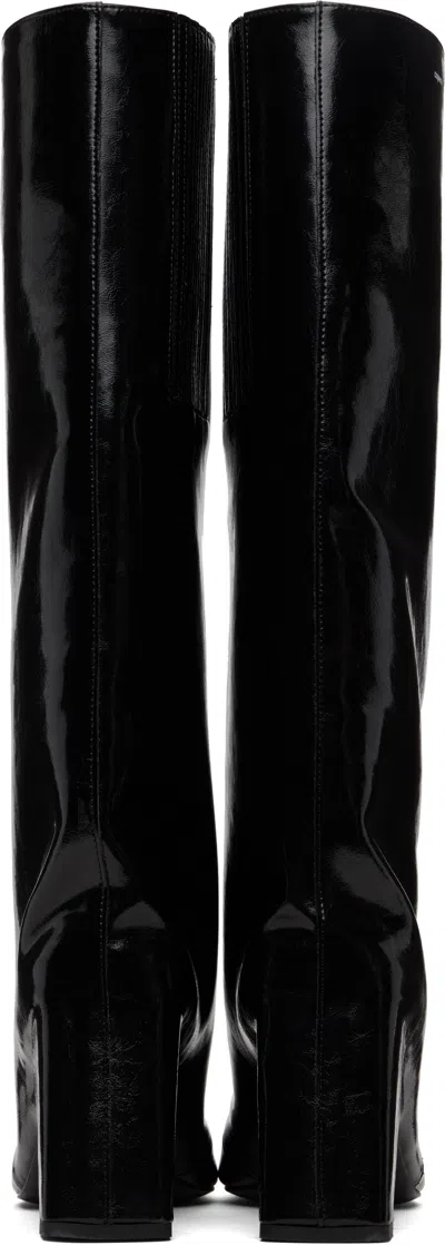 Coperni Black Rubber Boots In Black