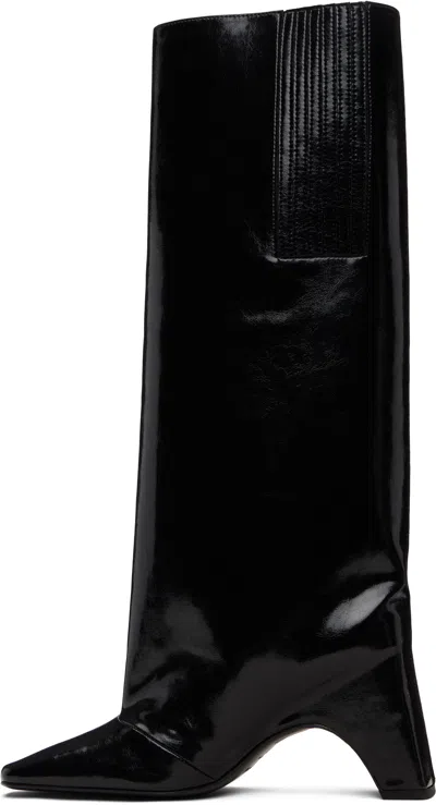 Coperni Black Rubber Boots In Black