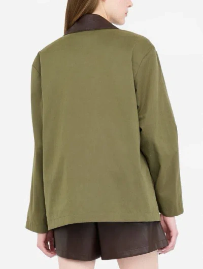 Liu Jo White2 Coats In Green