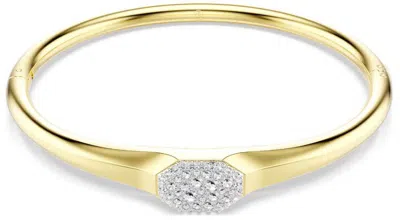 Swarovski Dextera Pave-set Gold Bracelet In Gold