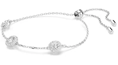 Swarovski Una Crystal Rondelle Angelic Chain Bracelet In Metallic