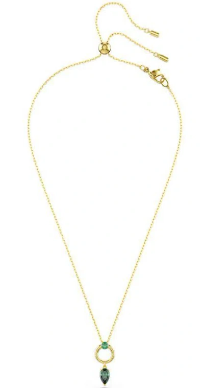 Swarovski Mesmera Gold-tone Plated Pendant Necklace In Gold