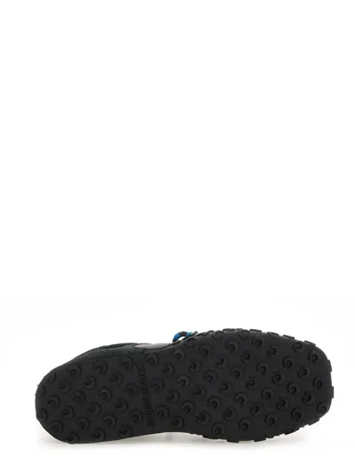 Marine Serre Metal Free Leather Ms Rise Ii Sneakers In Black