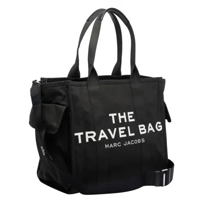 Marc Jacobs Black The Cargo Canvas Medium Tote In Black