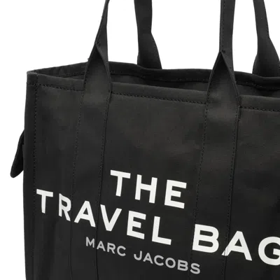 Marc Jacobs Black The Cargo Canvas Medium Tote In Black