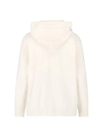 Max Mara Taddeo Cream Virgin Wool Sweater In White