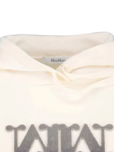 Max Mara Taddeo Cream Virgin Wool Sweater In White