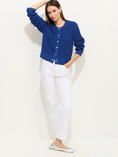 Alex Mill Greene St Cardigan In Cotton In Blue