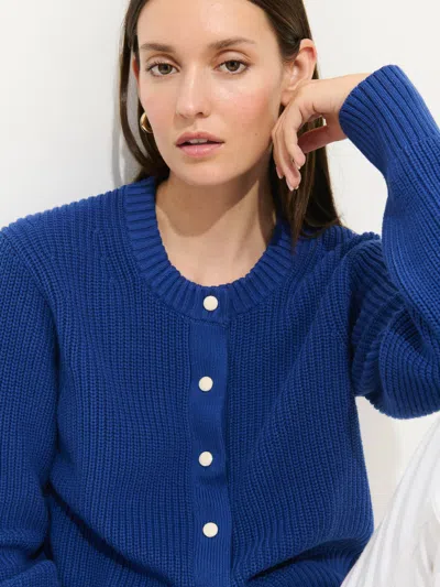 Alex Mill Greene St Cardigan In Cotton In Blue