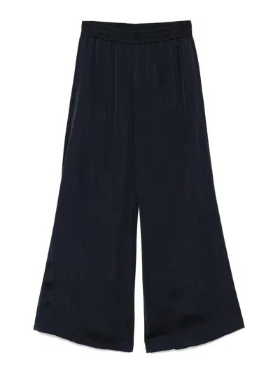Fabiana Filippi Trousers Blue And Green In Blue