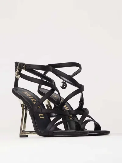 Just Cavalli Lady J Sandal In Black
