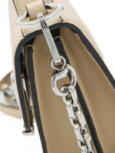 Karl Lagerfeld K/signature 20 Small Crossbody In Neutral