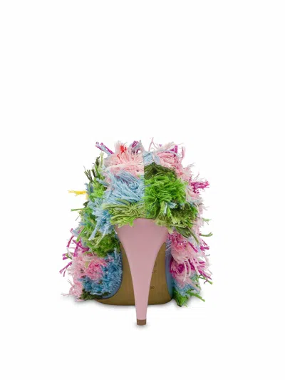 Moschino Tufting Pumps In Multi