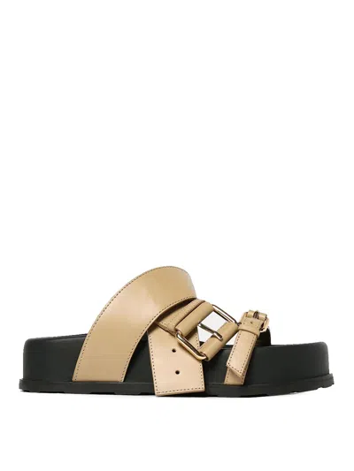 Moschino Sandalias - Beis In Black