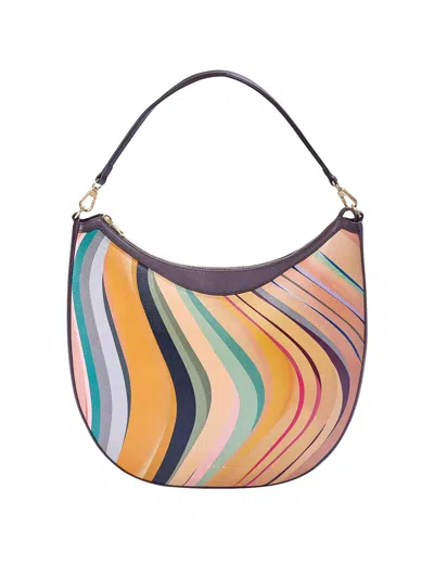 Paul Smith Swirl Hobo Bag In Multicolor