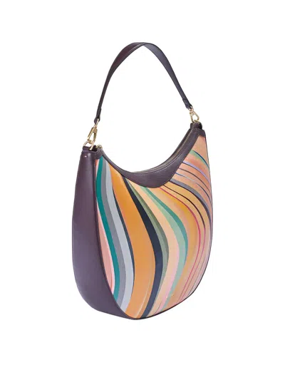 Paul Smith Swirl Hobo Bag In Multicolor