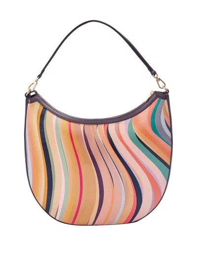 Paul Smith Swirl Hobo Bag In Multicolor
