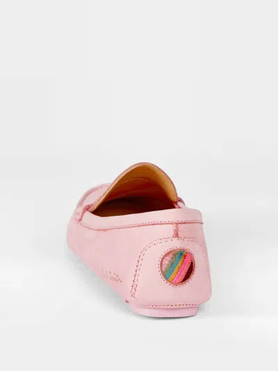Paul Smith Embossed-logo Loafers In Pink