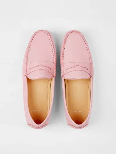 Paul Smith Embossed-logo Loafers In Pink