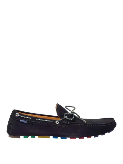 Ps By Paul Smith Ps Paul Smith Springfield Suede Loafers In Black