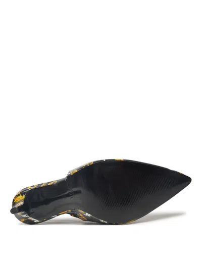 Versace Jeans Baroque Sling Back In Multi