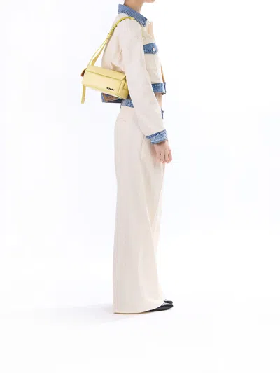 Sunnei La Bauletto Small Vegan In Yellow