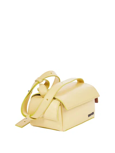 Sunnei La Bauletto Small Vegan In Yellow