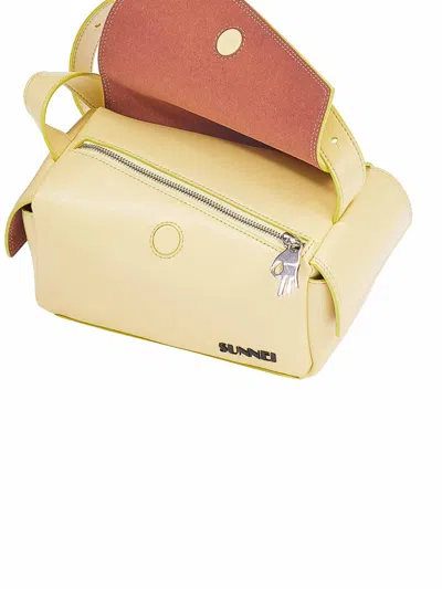 Sunnei La Bauletto Small Vegan In Yellow