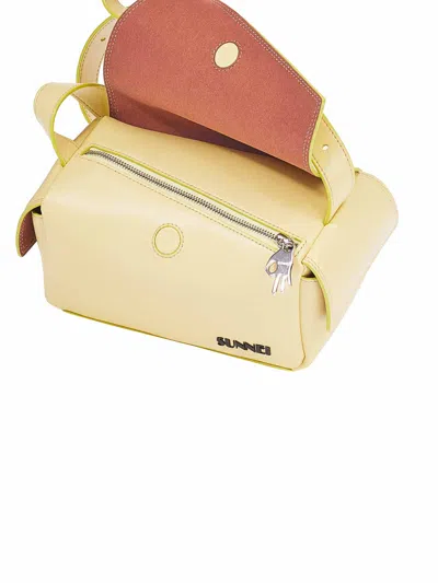 Sunnei La Bauletto Small Vegan In Yellow