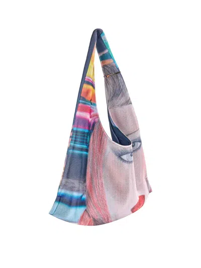 Sunnei Multitasking Printed Bag In Multi